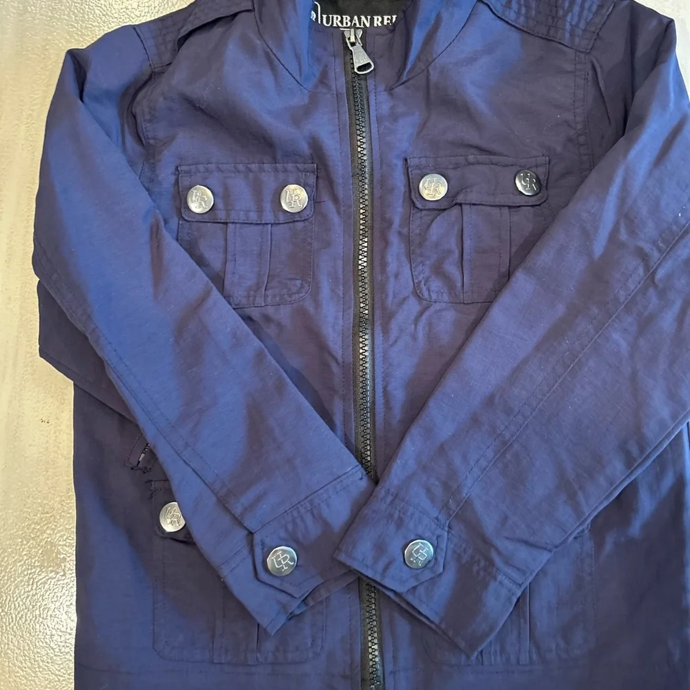 Boys Light Jacket Navy Blue Urban Republic - Picture 3 of 4